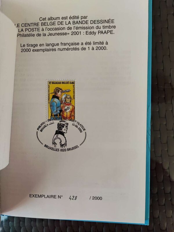 Eddy Paape a des lettres - Publicitaire POSTE belge - avec timbre