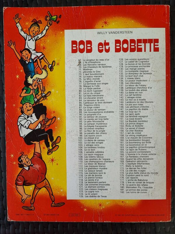 Bob et Bobette - La vallée oubliée, les fantômes musiciens - Publicité SOLO