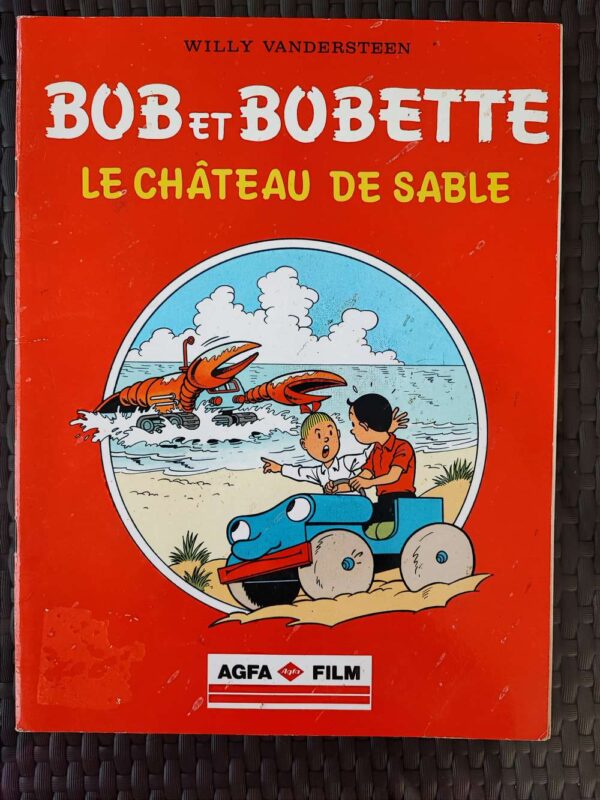 Bob et Bobette - Le château de sable - Publicité AGFA