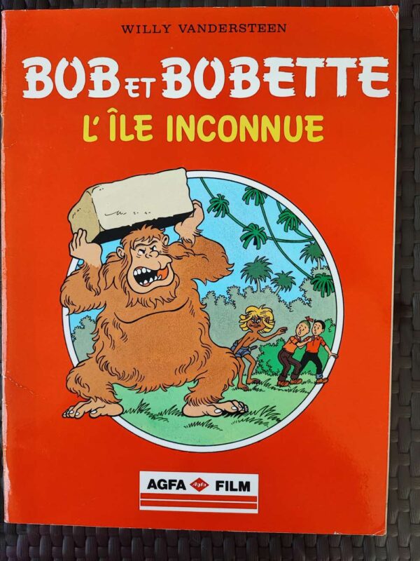 Bob et Bobette - L'île inconnue - Publicité AGFA