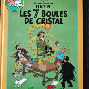 Tintin - Album double France Loisirs - Les 7 boules de cristal & Le temple du soleil