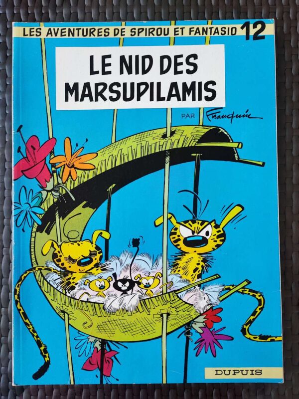 Spirou et Fantasio - Le nid des Marsupilamis - Publicité Garnier