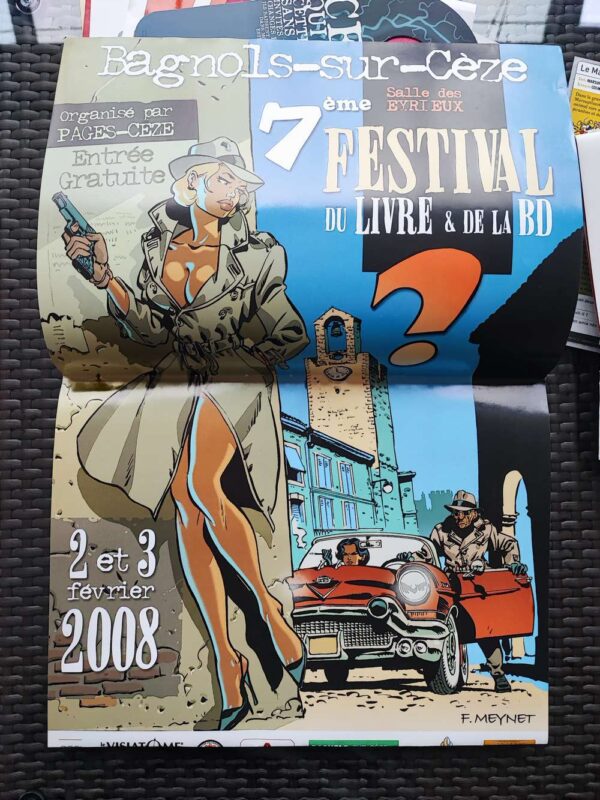 Affiche Festival BD - Bagnols sur Cèze 2008 - Meynet