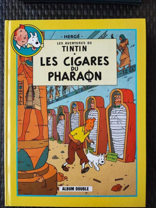 Tintin - Album double France Loisirs - Les cigares du pharaon & Le lotus bleu