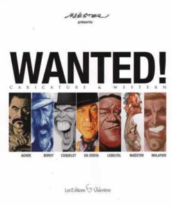 WANTED, caricature & western