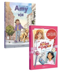 Amy pour la vie t01 + Amies de papier t01 offert - pack promo 2025